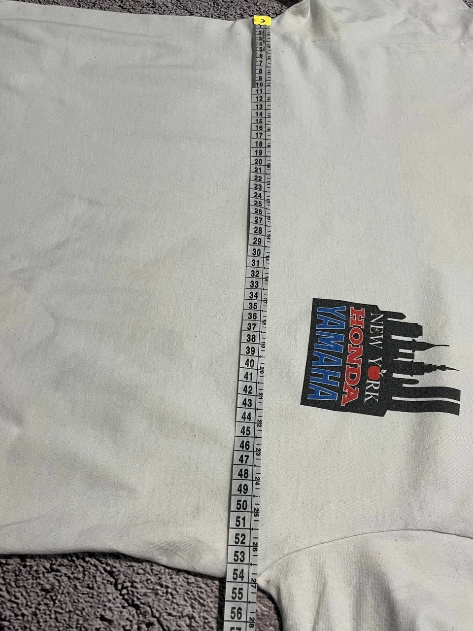 Honda × Vintage Gildan T-Shirt White New York Honda Yamaha Printed Size L Size US L / EU 52-54 / 3 - 8 Thumbnail
