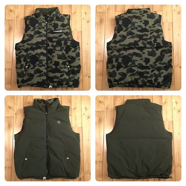 Bape 🔥Reversible🔥 BAPE CAMO Puffer Down Vest a bathing ape Size US M / EU 48-50 / 2 - 1 Thumbnail