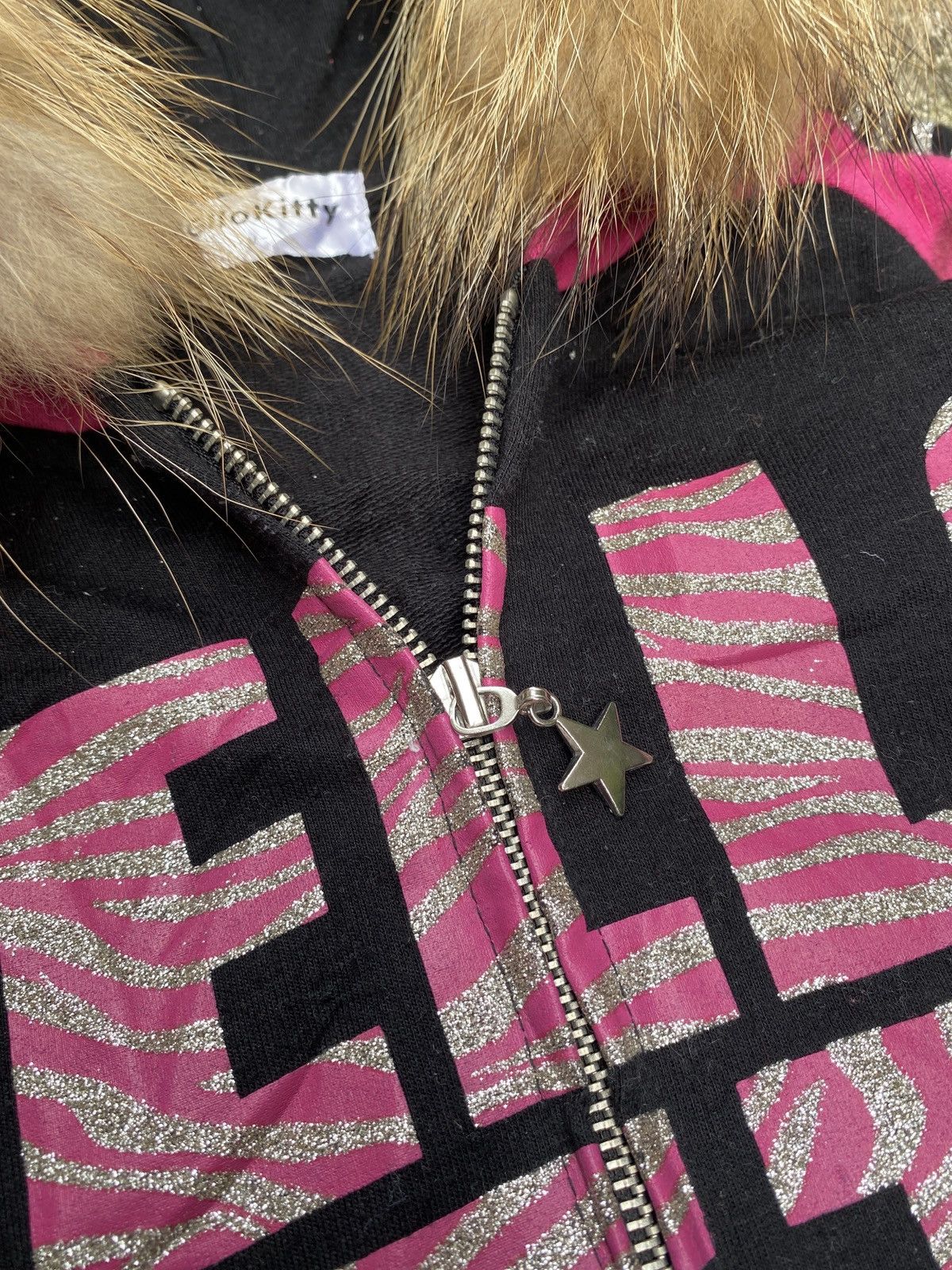 Hysteric Glamour Hello kitty Zipper Fur Hoodie i6w9 LGB style Size US M / EU 48-50 / 2 - 6 Thumbnail
