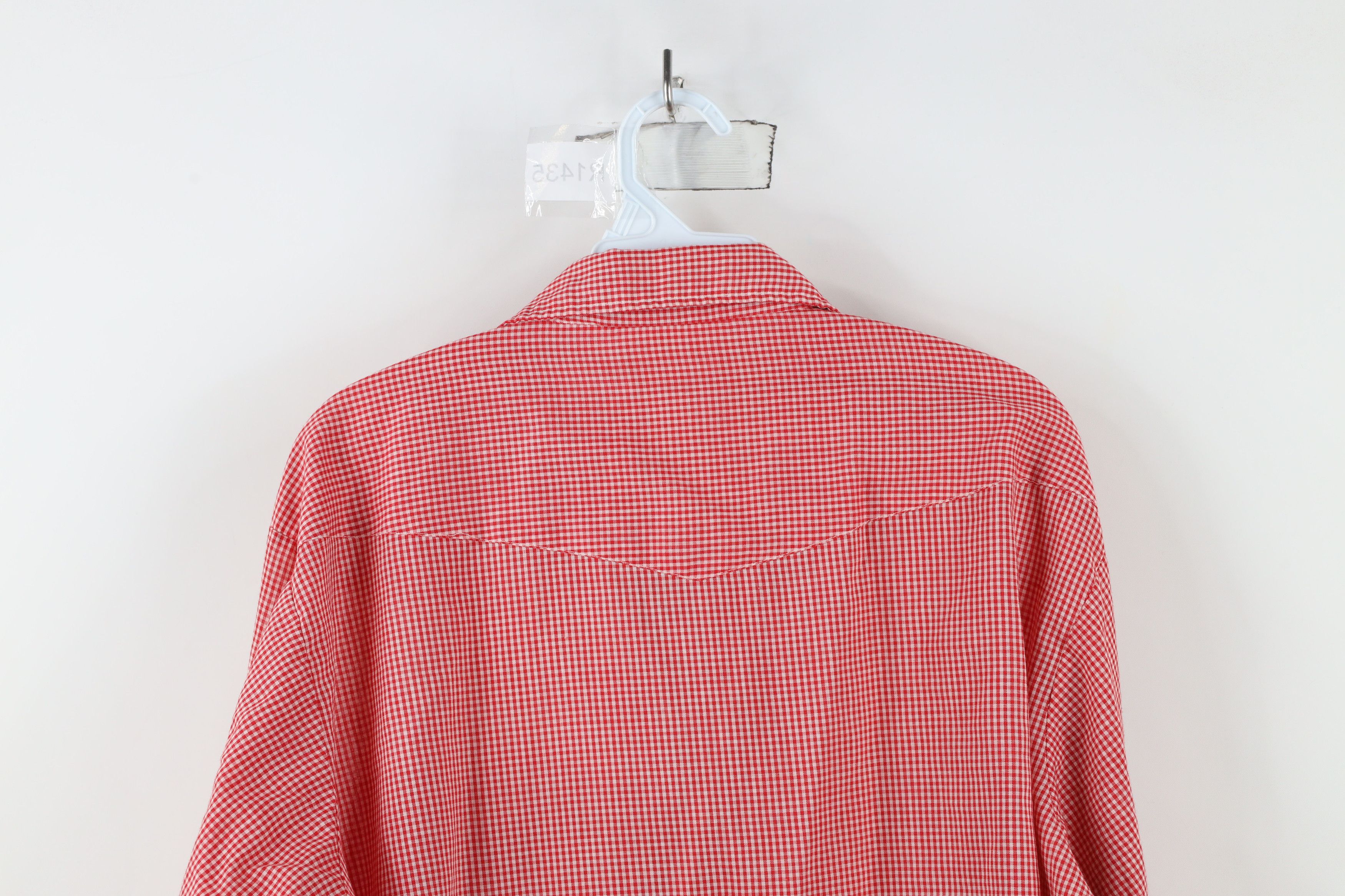 Vintage Vintage 50s Rockabilly Snap Button Shirt Gingham Plaid USA Size US L / EU 52-54 / 3 - 10 Thumbnail