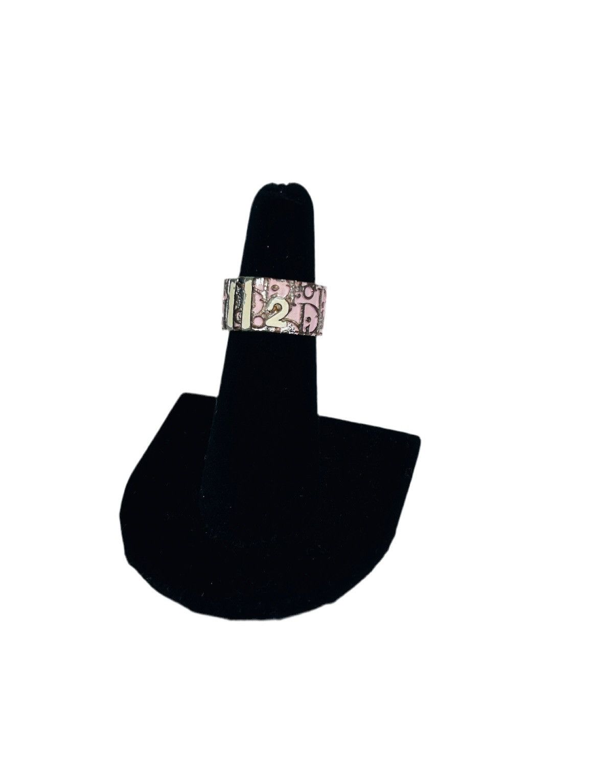 Dior Dior Pink Trotter 2 Ring Size 5 Size ONE SIZE - 1 Thumbnail