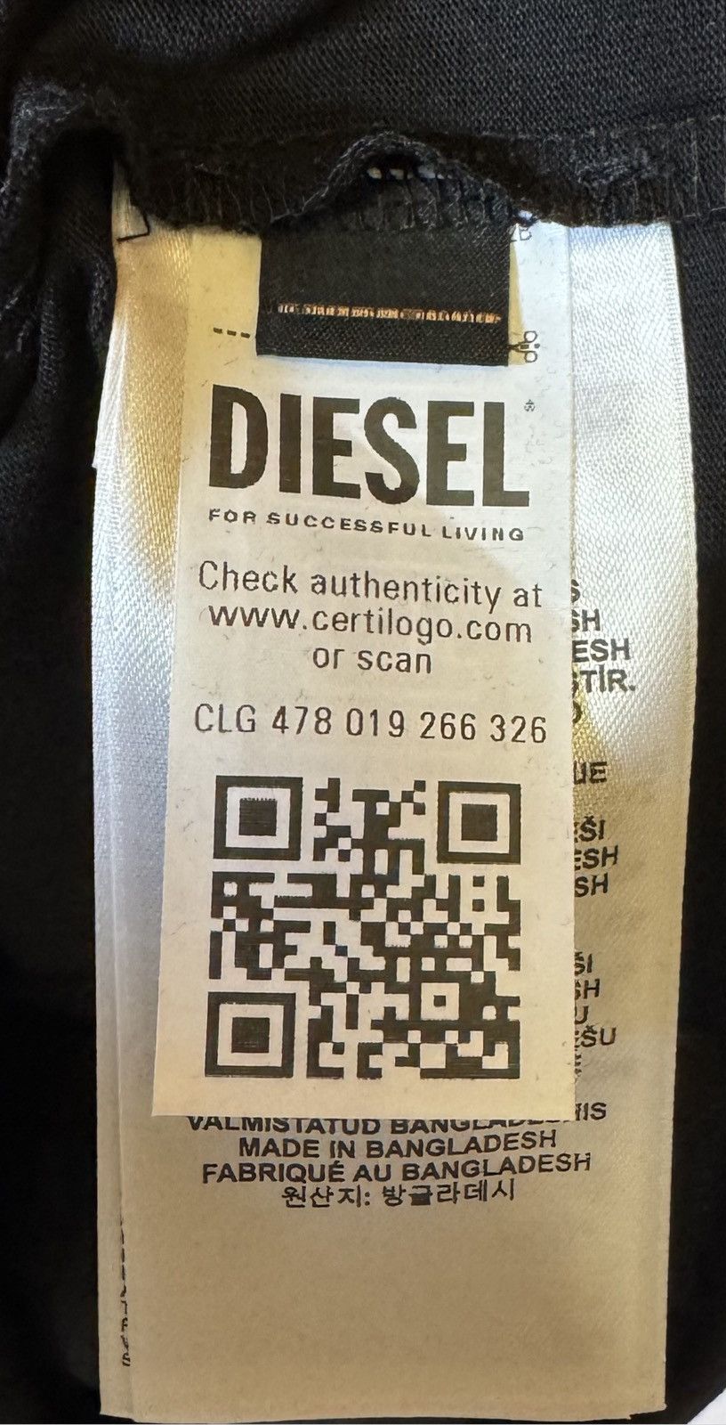 Diesel T-shirt Diesel Size US XL / EU 56 / 4 - 3 Thumbnail