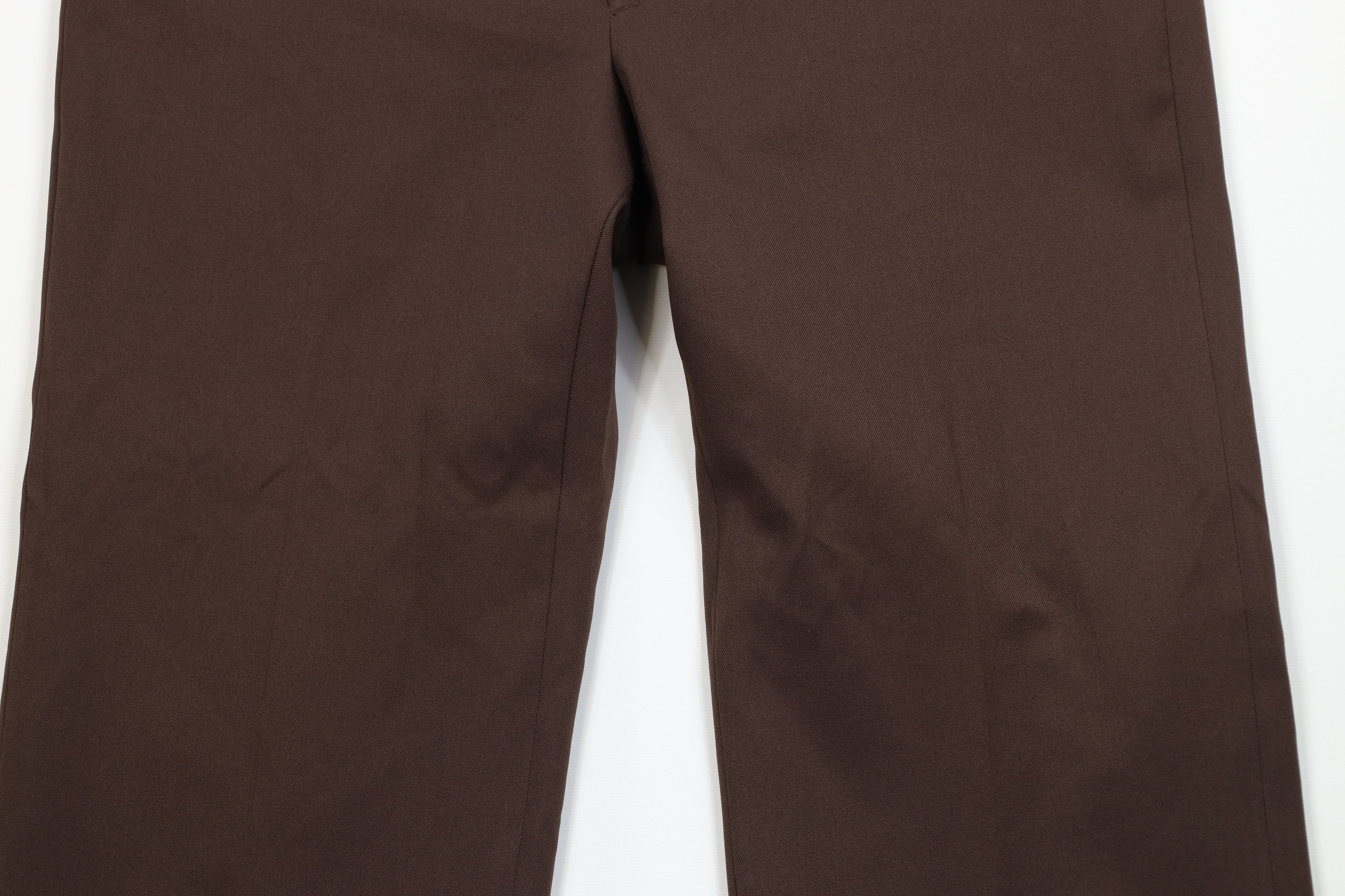 Vintage Vintage 70s Streetwear Flared Wide Leg Chino Pants Brown USA Size US 36 / EU 52 - 3 Thumbnail