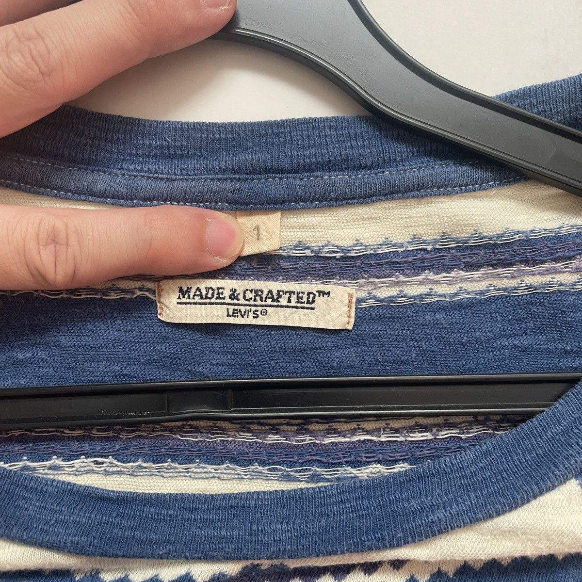 Levi's Made & Crafted Levi’s Made & Crafted Mexican Blanket Stripe Knit Tee | LVC Size US S / EU 44-46 / 1 - 4 Thumbnail