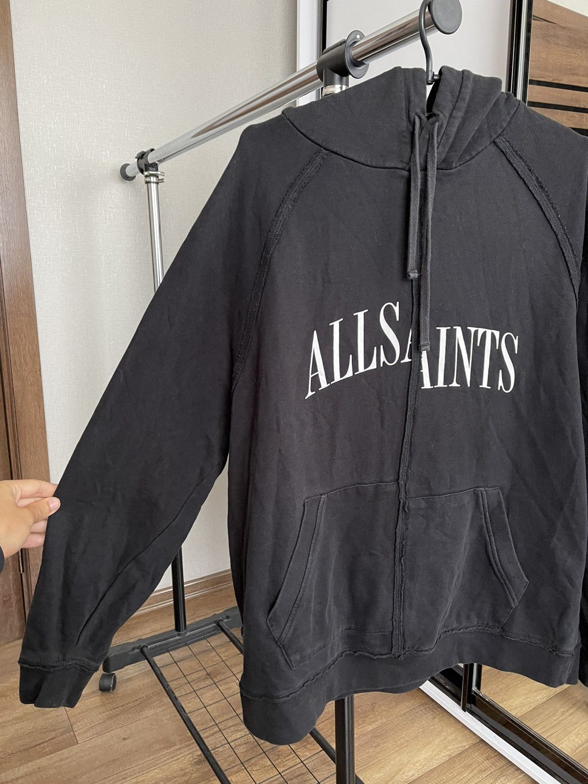 Allsaints Allsaint Hoodie Pullover Big Logo Size US S / EU 44-46 / 1 - 7 Thumbnail