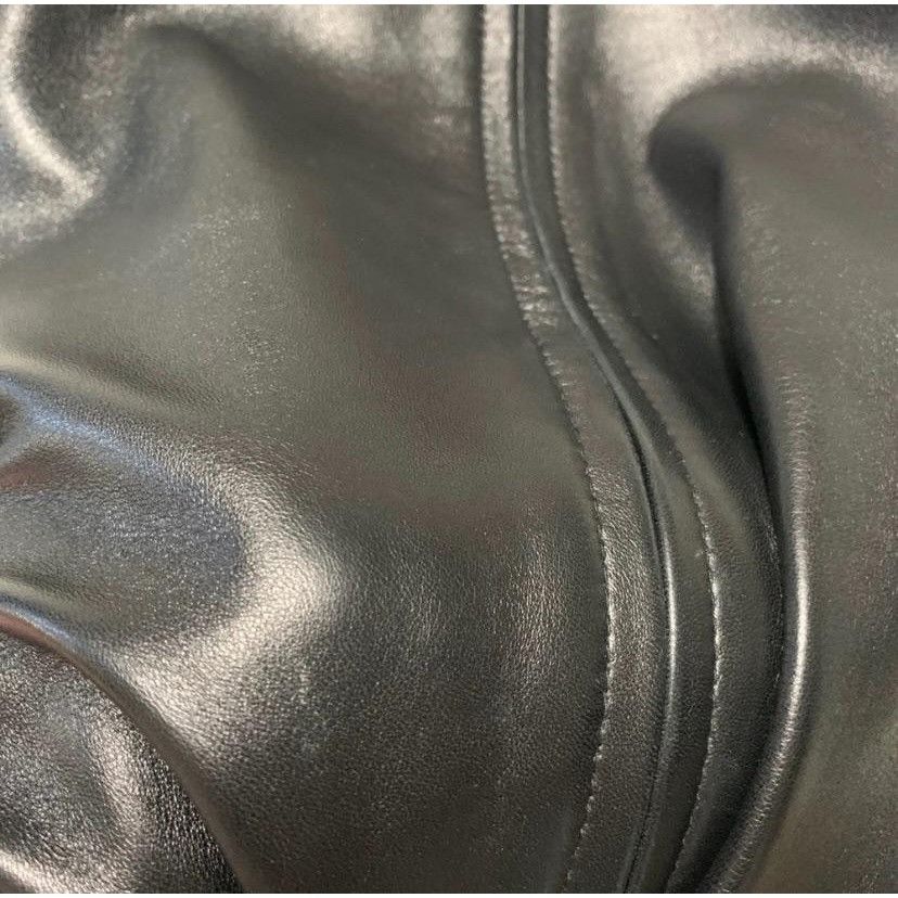 Other Doncaster 100% Leather & Wool Gold Detail Luxury Jacket S Size S / US 4 / IT 40 - 8 Thumbnail
