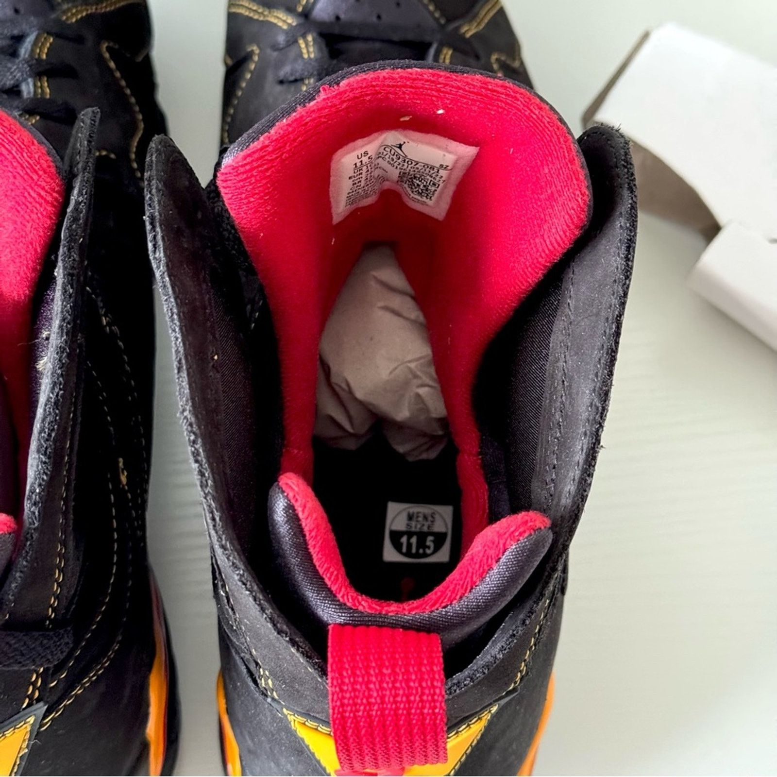 Jordan Brand New Air Jordan 7 Retro Citrus Sneakers, Size 11,5 CU9307-08 Size US 11.5 / EU 44-45 - 9 Thumbnail