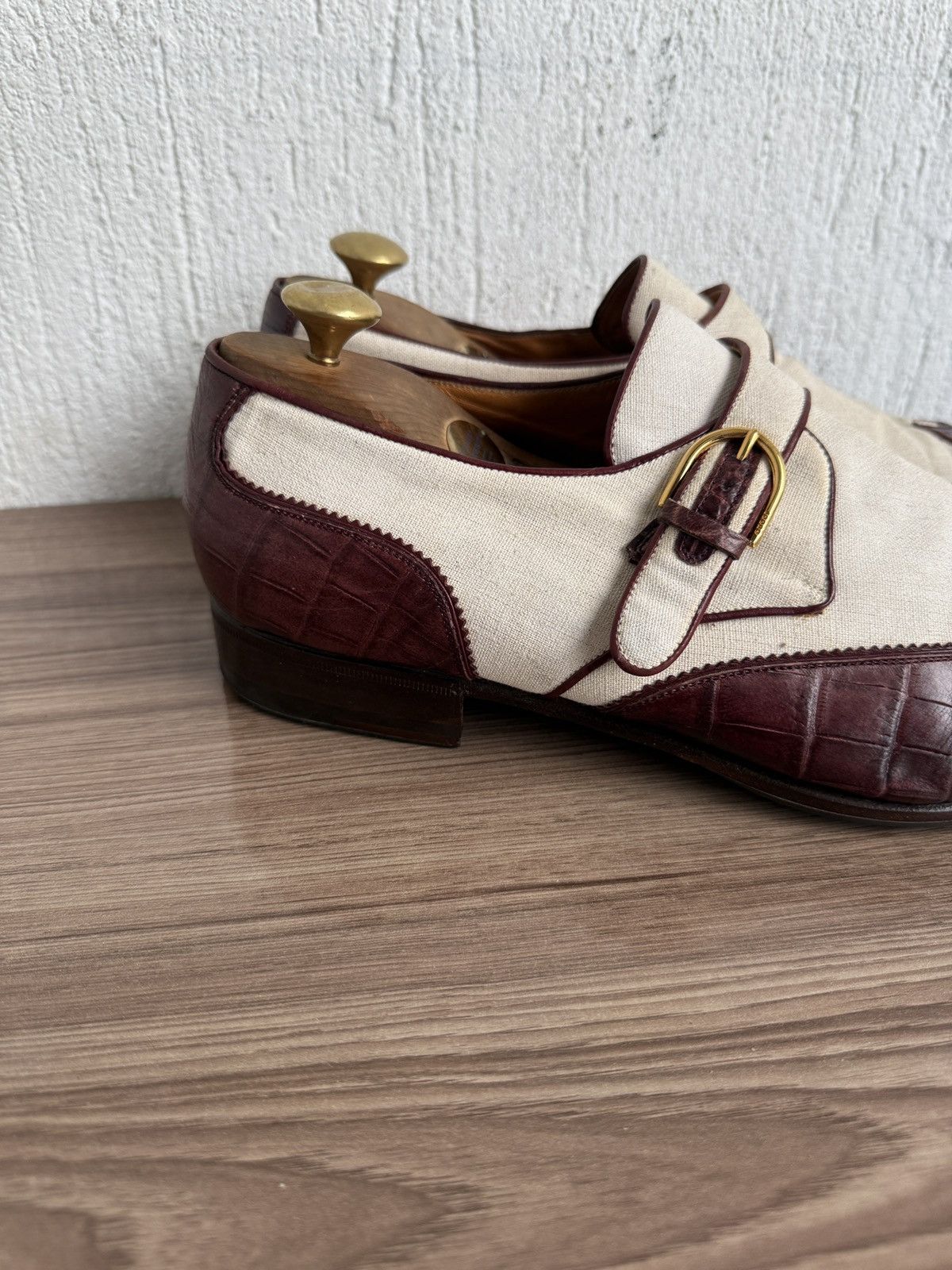 Gucci Exotic crocodile spectator by Tom ford Size US 11 / EU 44 - 7 Thumbnail