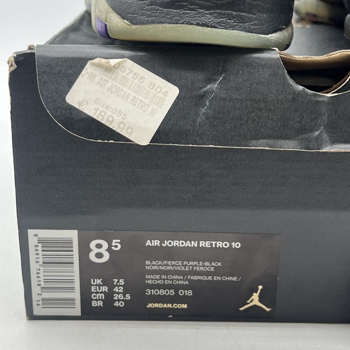 Jordan Brand Air Jordan 10 Paris Size US 8.5 / EU 41-42 - 6 Thumbnail