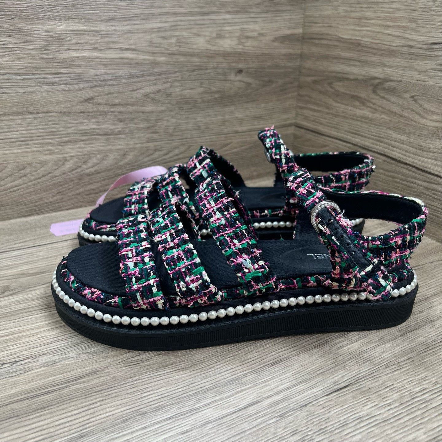 Chanel Chanel Knit Sandals us_9 Women Size US 9 / IT 39 - 1 Thumbnail