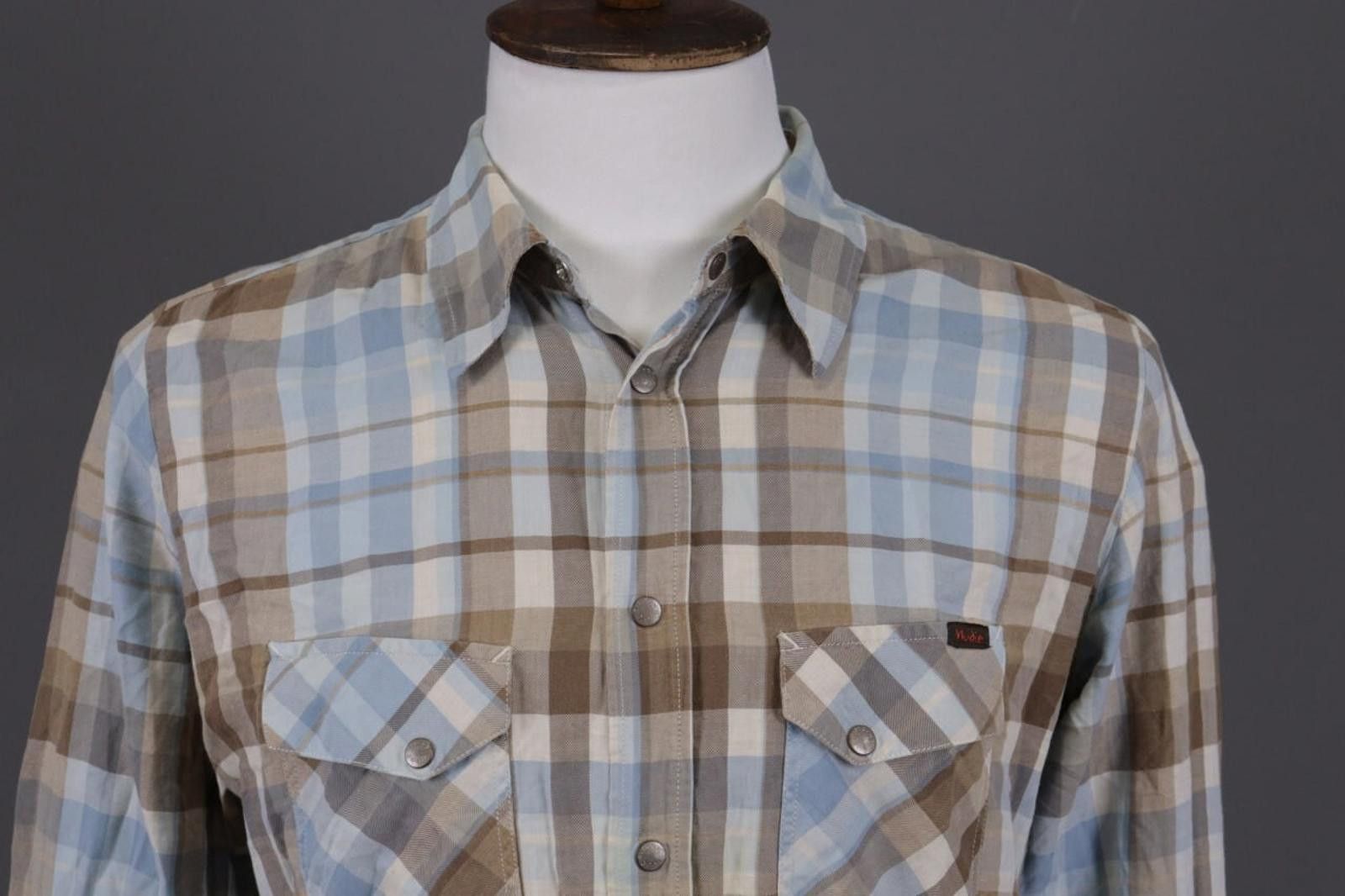 Nudie Jeans Nudie Jeans Multicolor Check Overshirt Shirt Size L Size US L / EU 52-54 / 3 - 2 Thumbnail