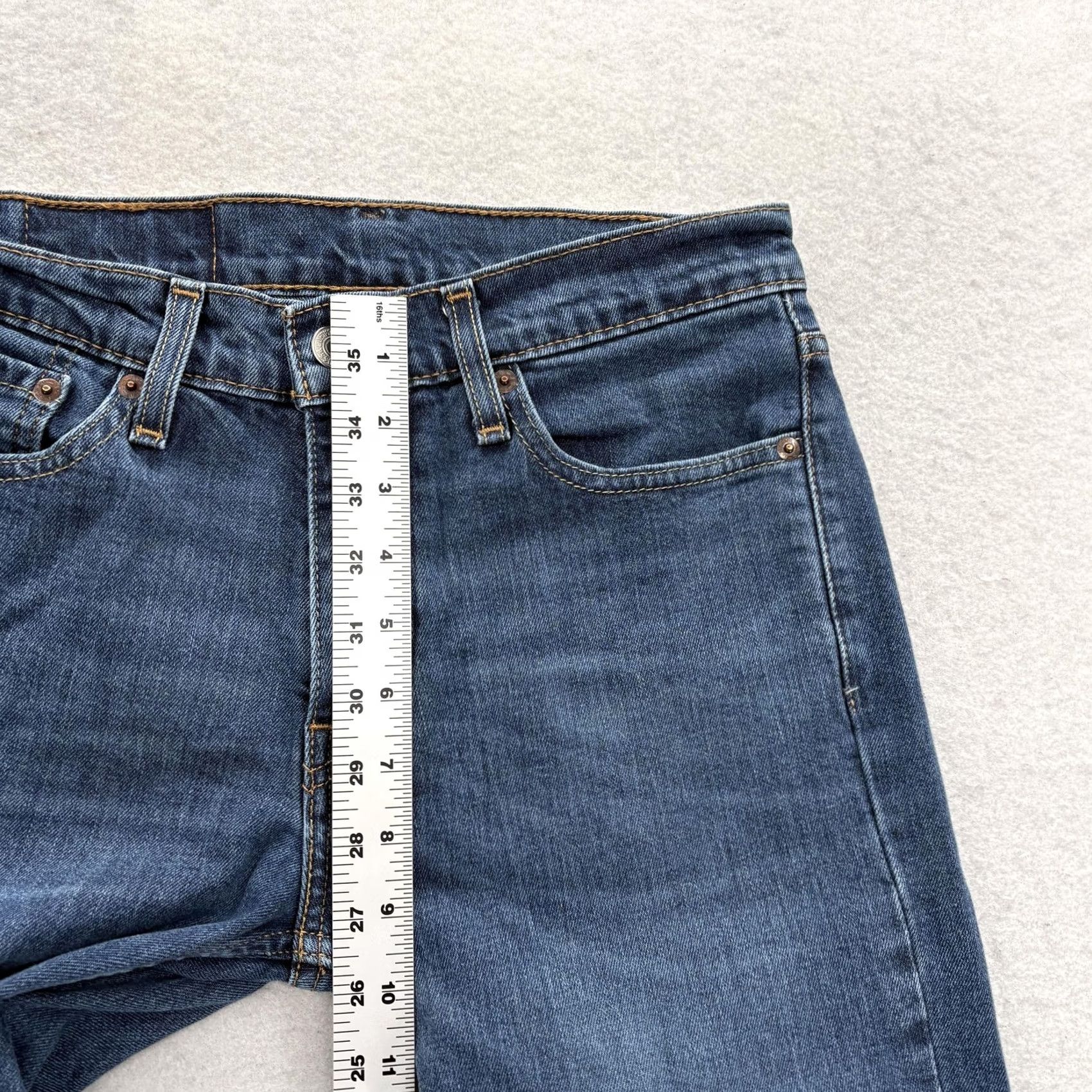 Levi's Levi's 511 Jeans Slim Straight Denim 29x32 Blue Medium Wash Mens Pants Size US 29 - 5 Thumbnail