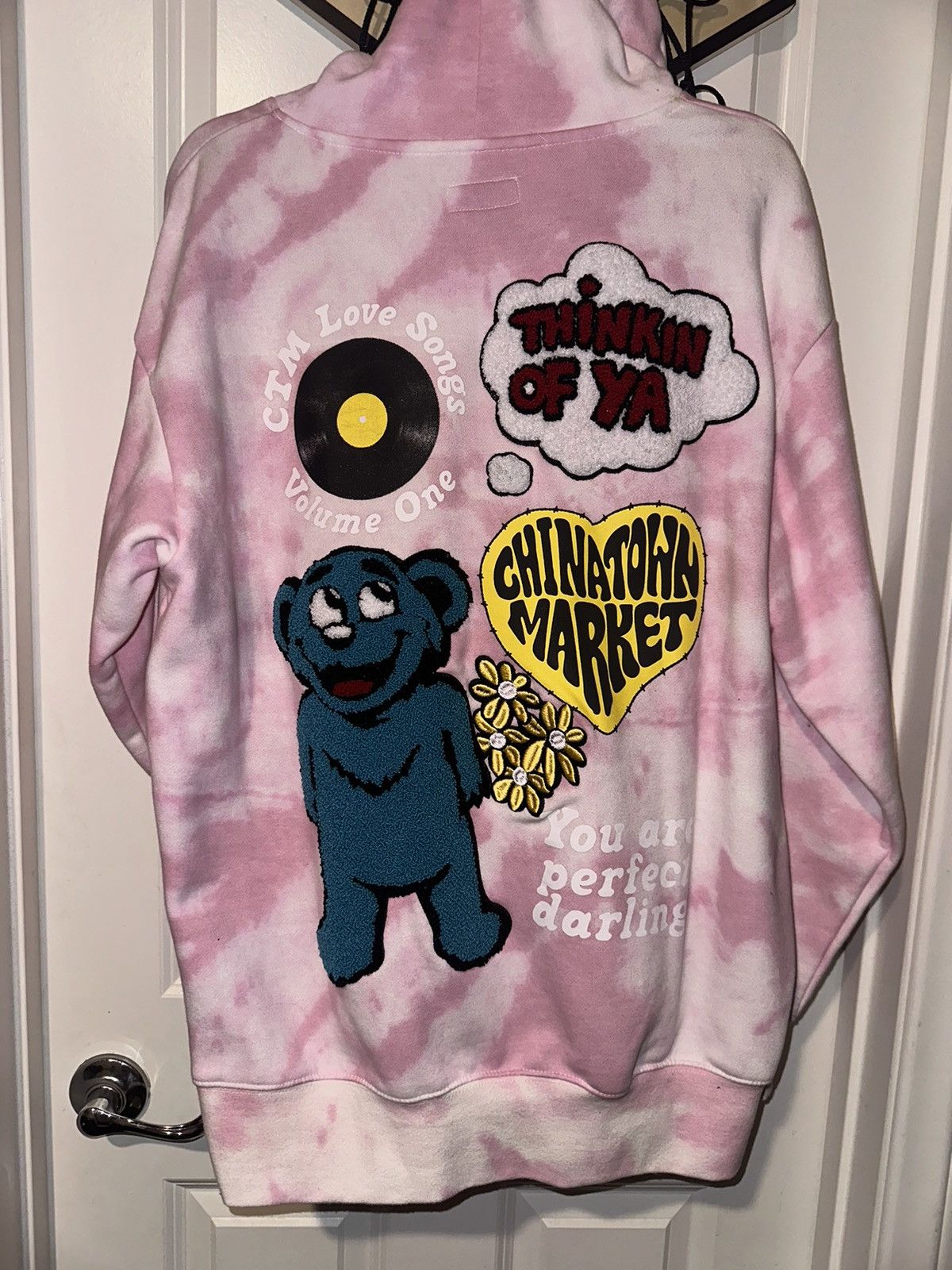 Market Chinatown Market Pink Hoodie Size US L / EU 52-54 / 3 - 4 Thumbnail