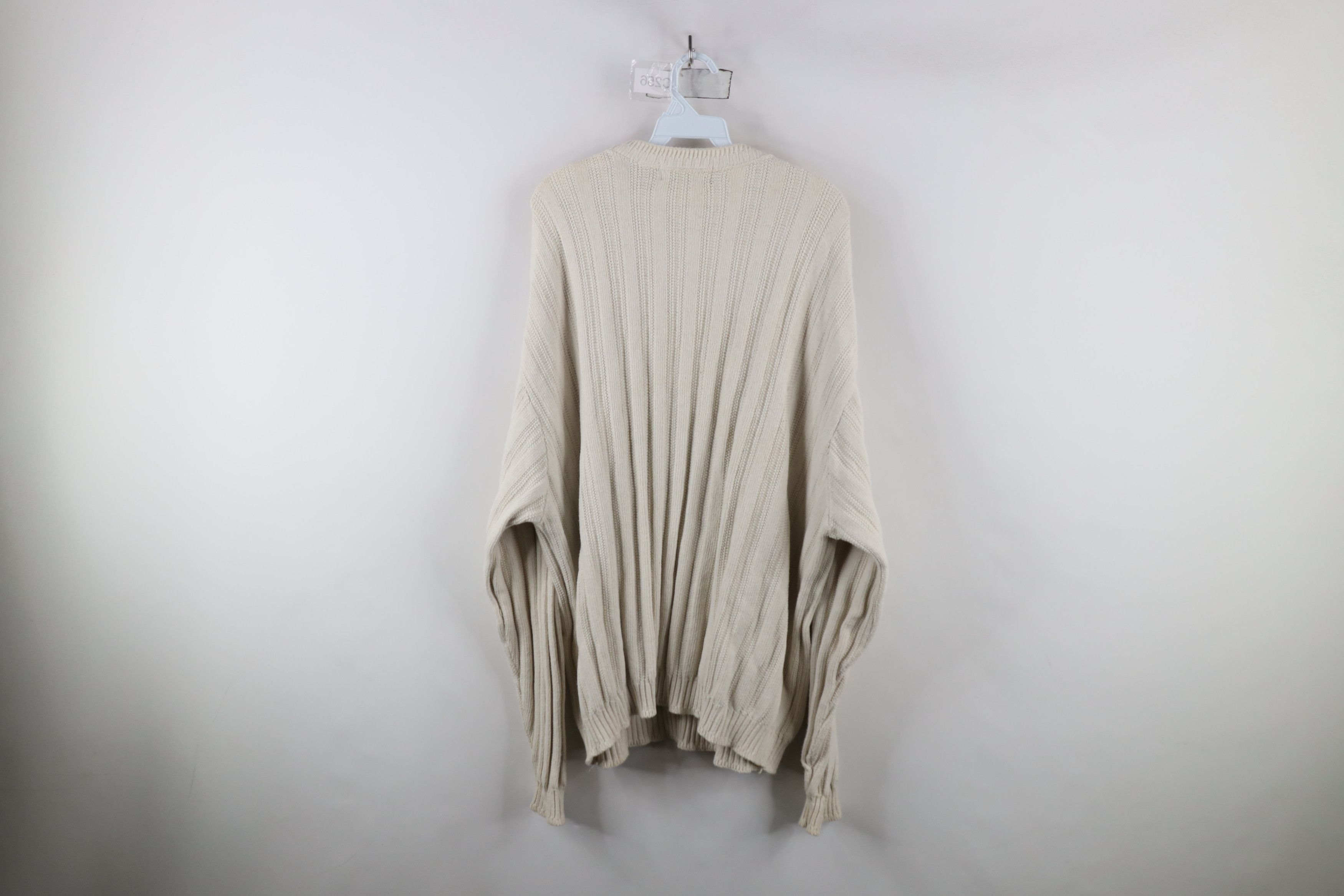 Vintage Vintage 90s Streetwear Framed Cotton Ribbed Knit Sweater USA Size US XXL / EU 58 / 5 - 8 Thumbnail