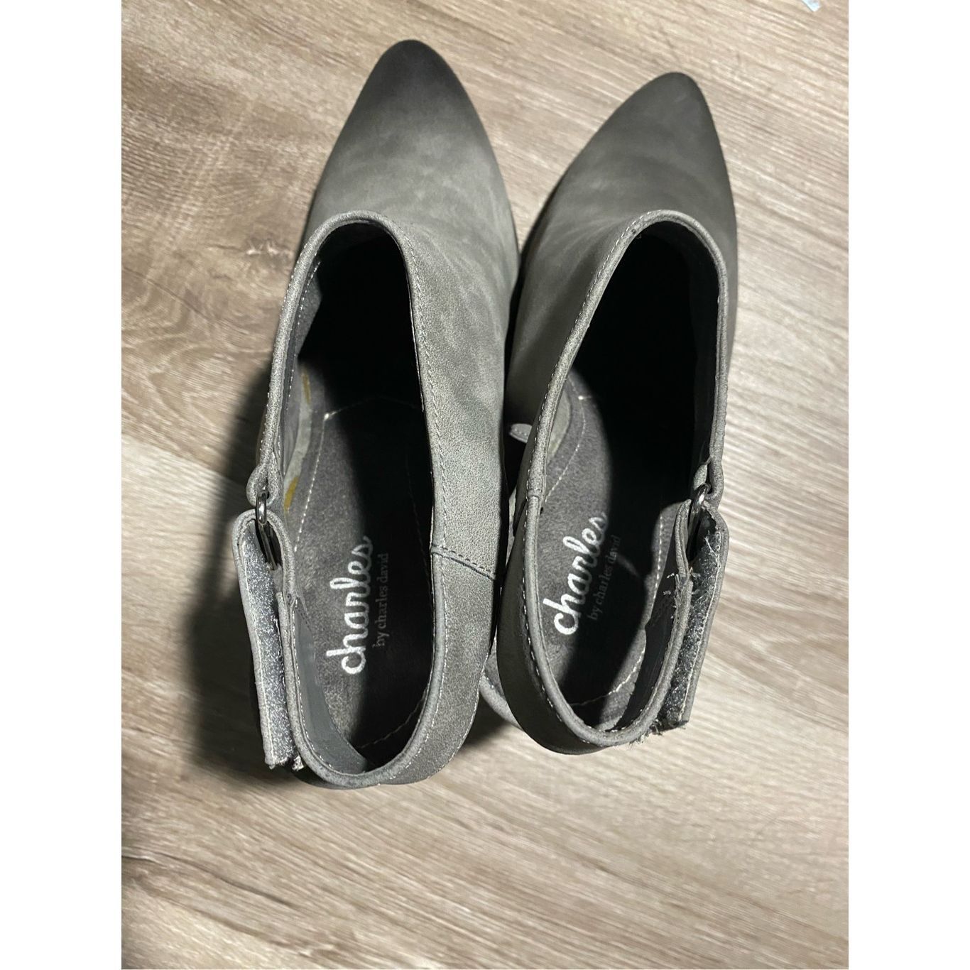 Other Charles by Charles David Slingback Booties Nirvana Slate Gre Size US 9.5 / IT 39.5 - 12 Thumbnail