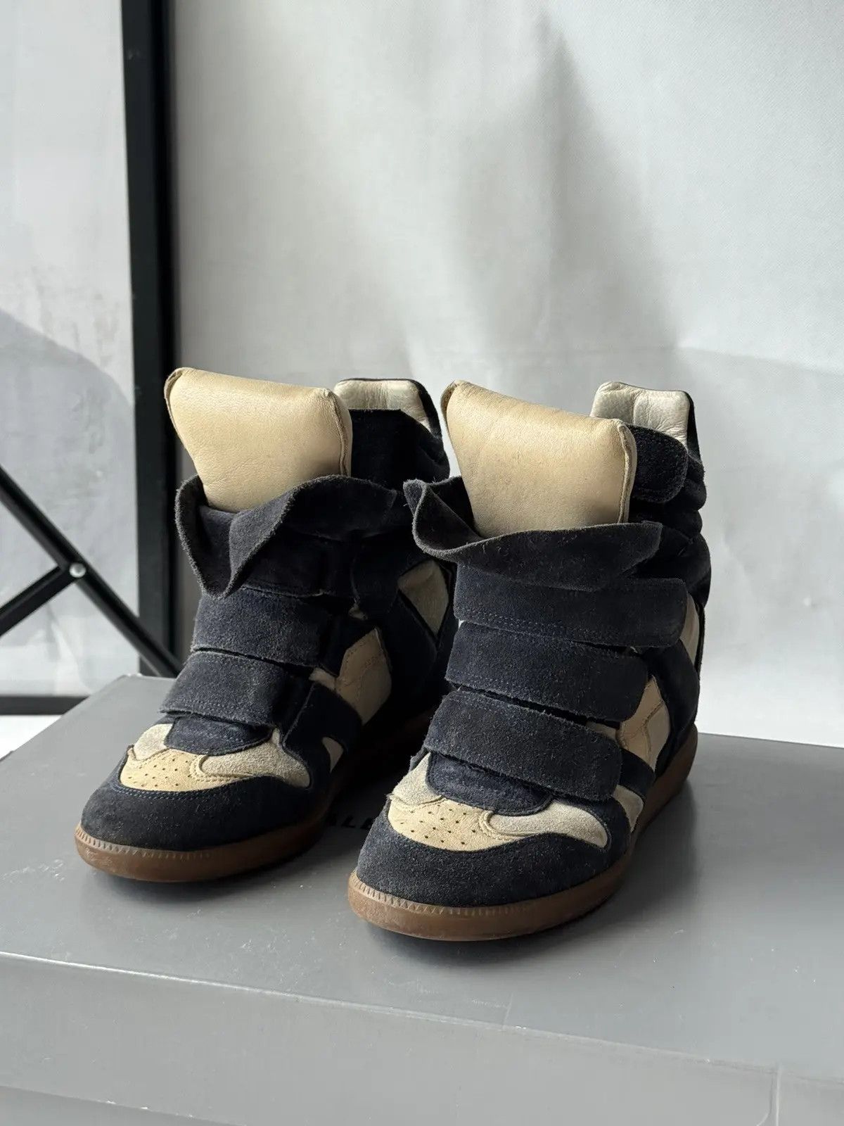 Isabel Marant Isabel Marant Bekett sneakers shoes Black Suede Wedge Size US 6 / IT 36 - 5 Thumbnail