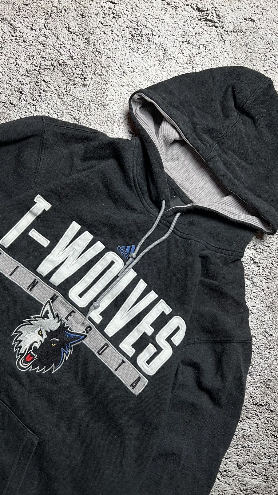 Adidas Y2K Minnesota timberwolves NBA adidas vintage hoodie Size US M / EU 48-50 / 2 - 2 Thumbnail