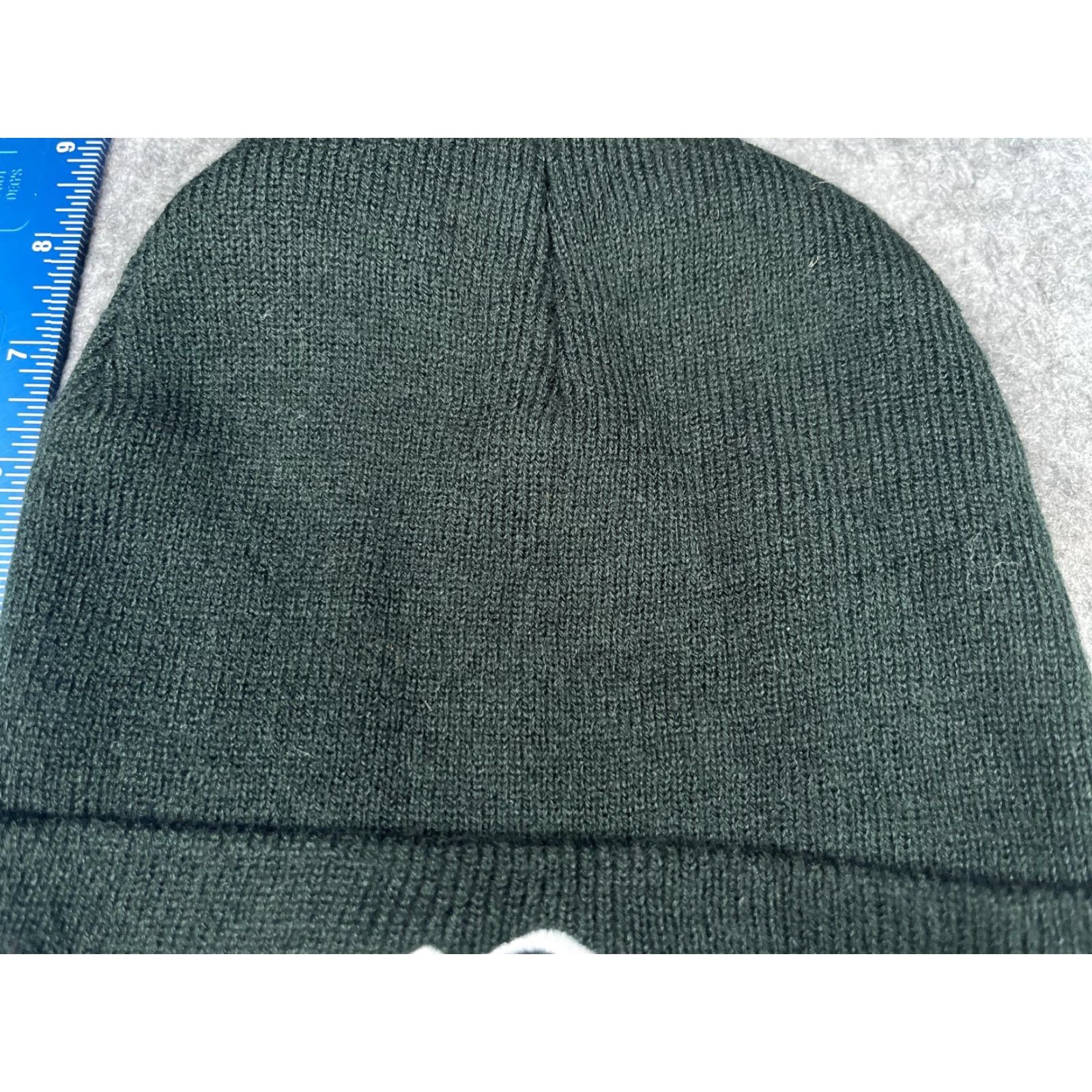 Port & Company Port & Company Hat Beanie Mens One Size Green Knit D49 Logo Stretch Winter Size ONE SIZE - 3 Thumbnail