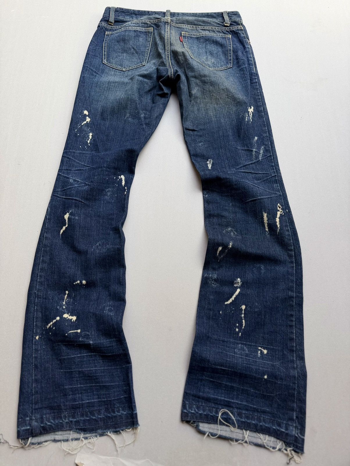 Japanese Brand ATSURO TAYAMA lace up flare jeans Size US 28 / EU 44 - 5 Thumbnail