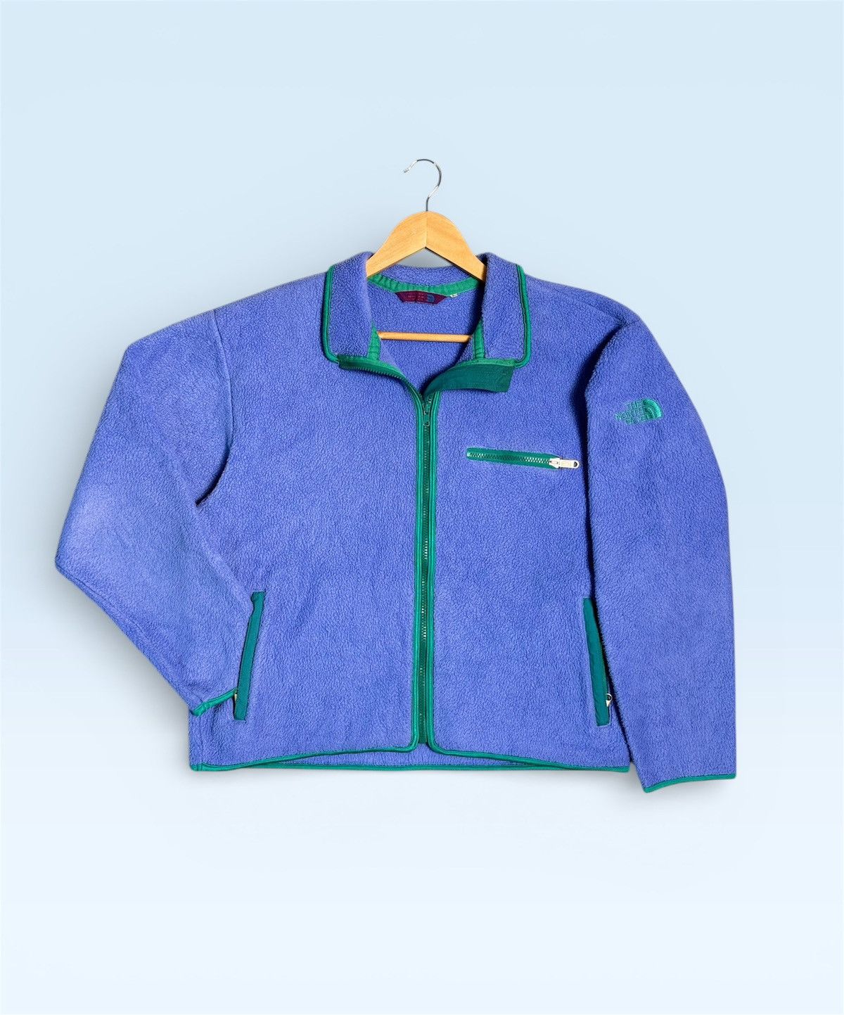The North Face 🔥Vintage🔥 The North Face Zipper Fleece Jacket Size US L / EU 52-54 / 3 - 1 Thumbnail