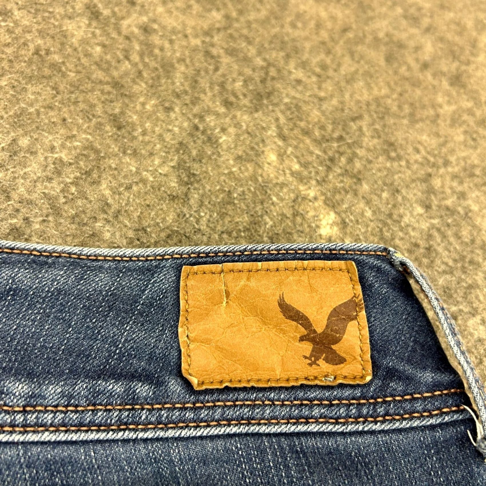 American Eagle Outfitters American Eagle Outfitters Jeans Womens 16 Blue Bootcut Distressed Stretch Regular 31in Inseam Size 38" / US 16 / IT 52 - 7 Thumbnail