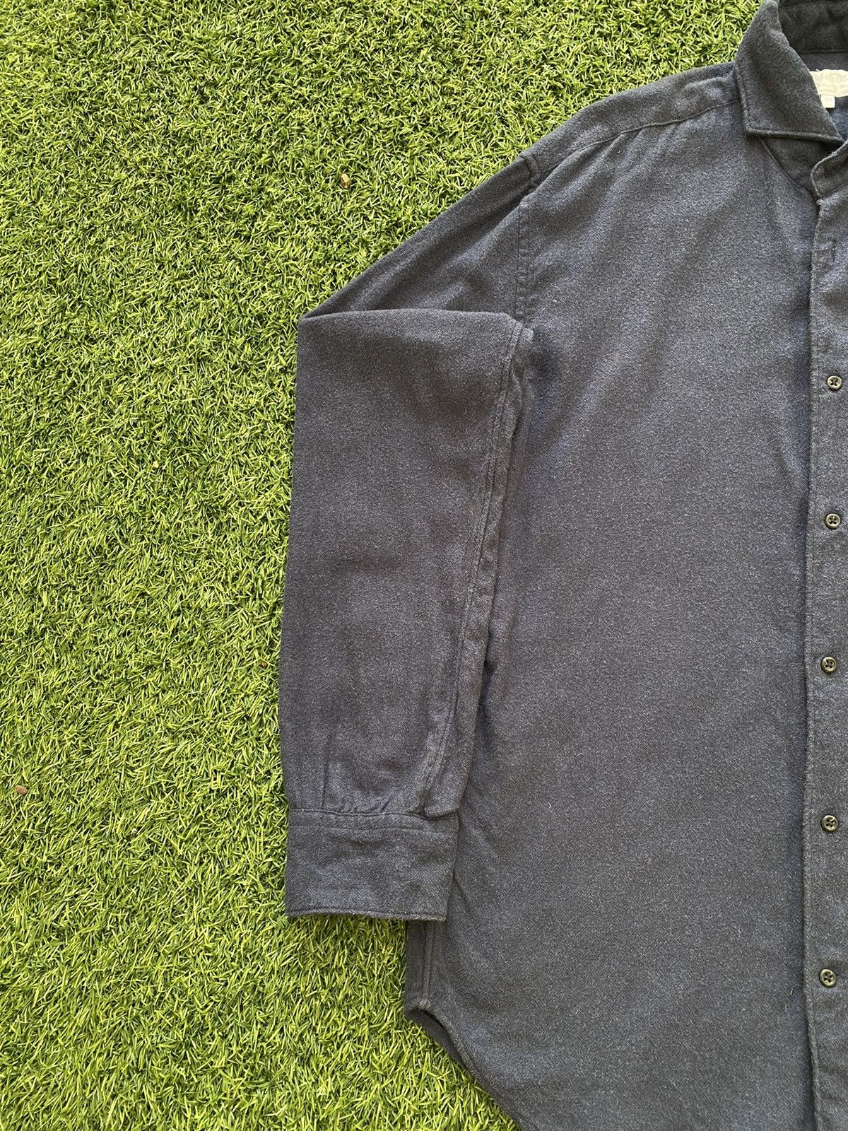 ABAHOUSE ABAHOUSE Blue Wool Shirts Size US M / EU 48-50 / 2 - 7 Thumbnail