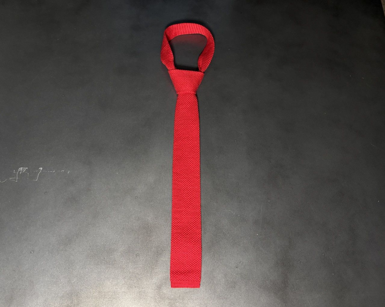 Van Heusen Vintage Knit Tie Vintage Van Heusen Necktie USA Pre-Tied Size ONE SIZE - 11 Thumbnail