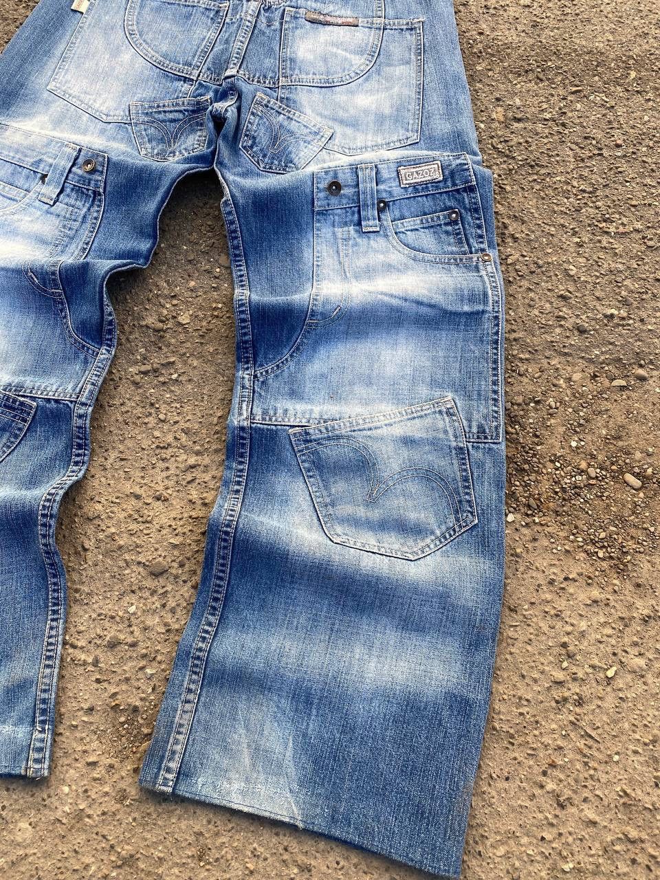 Japanese Brand × Vintage Gazoz Baggy pants Tornado Mart style y2k jeans Size US 32 / EU 48 - 10 Thumbnail