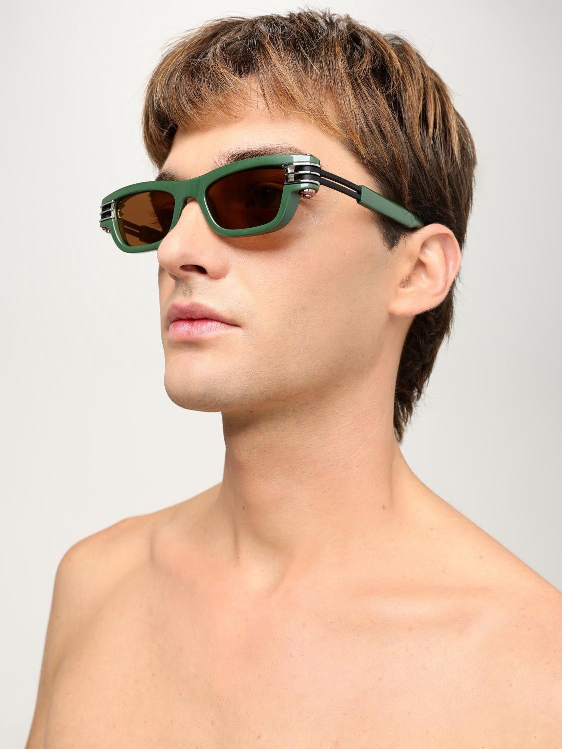 Bottega Veneta NEW BOTTEGA VENETA SUNGLASSES BV1308S 003 WOMEN GREEN Size ONE SIZE - 1 Thumbnail