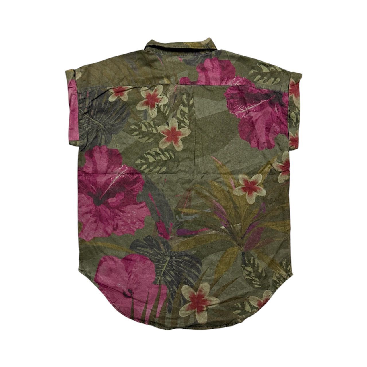 Desigual Desiqual Tencel Tropical Shirt “Rous” Size L / US 10 / IT 46 - 2 Thumbnail