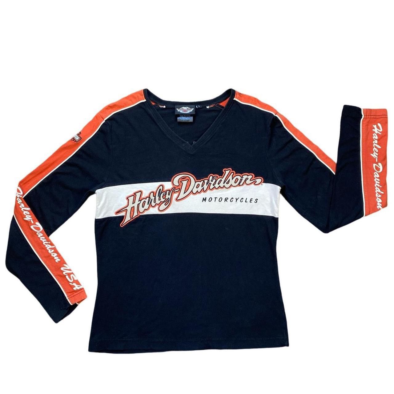 Harley Davidson × Vintage Vintage Harley Davidson Long sleeve shirt Size L / US 10 / IT 46 - 1 Thumbnail