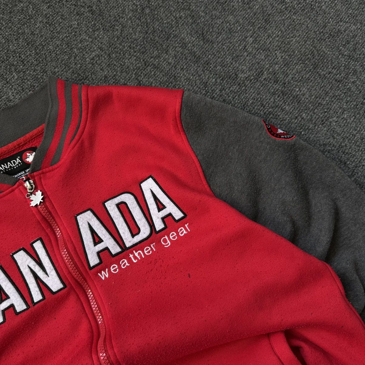 Canada West VTG Mans Zip Sweater Canada Size M 🍁 Big Logo Distressed 00s Size US M / EU 48-50 / 2 - 8 Thumbnail