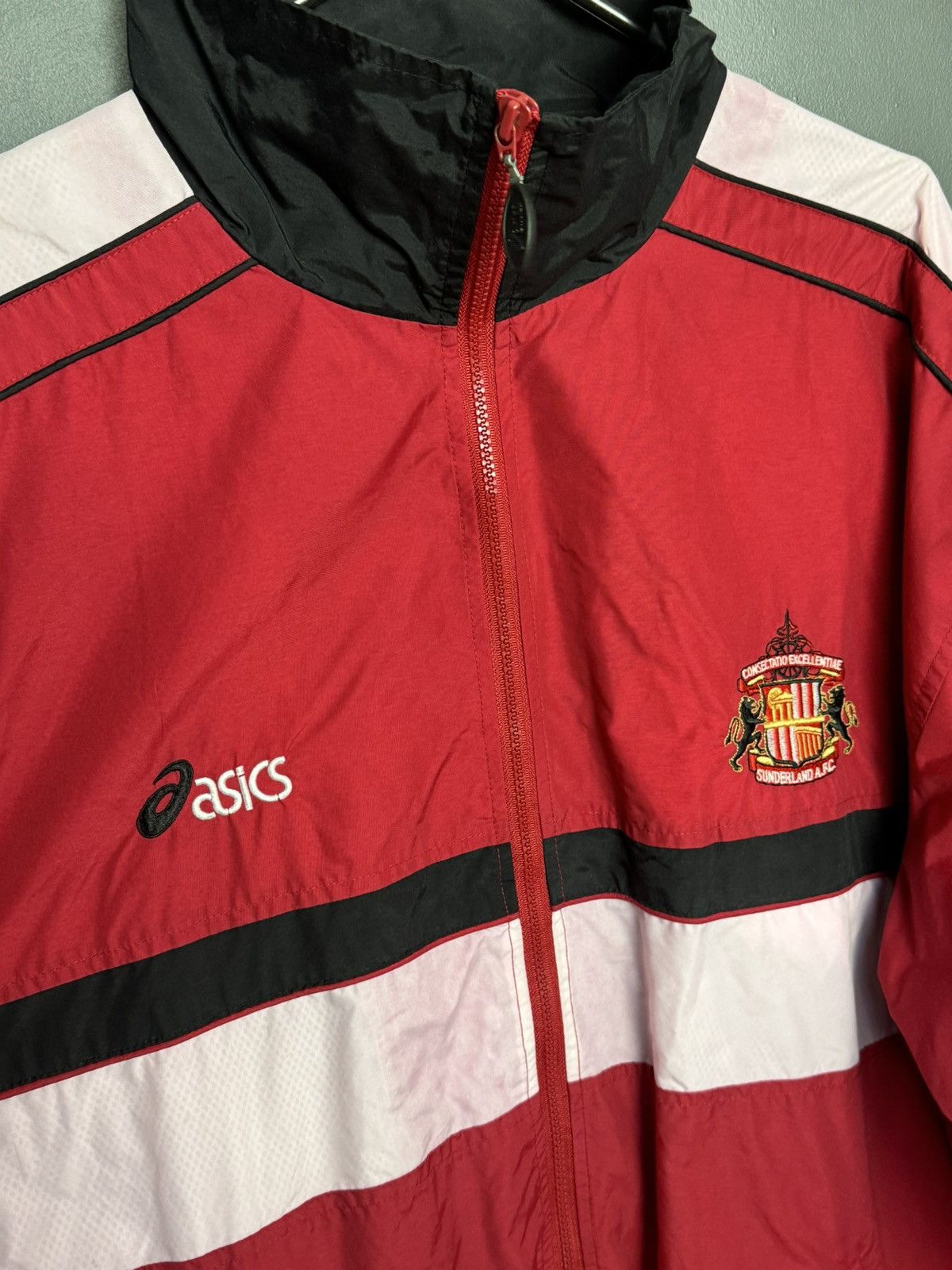 Asics Vintage Sunderland Training Football Jacket Size US XL / EU 56 / 4 - 3 Thumbnail