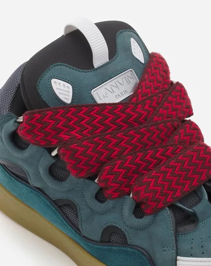 Lanvin oc11z0325 Curb Low Top Sneakers in Multicolor Size US 8.5 / EU 41-42 - 4 Thumbnail