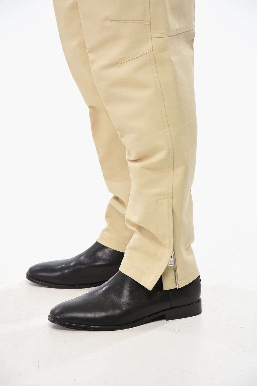 Lanvin og1mm0426 Lightweight Cotton Pant in Beige Size US 30 / EU 46 - 4 Thumbnail