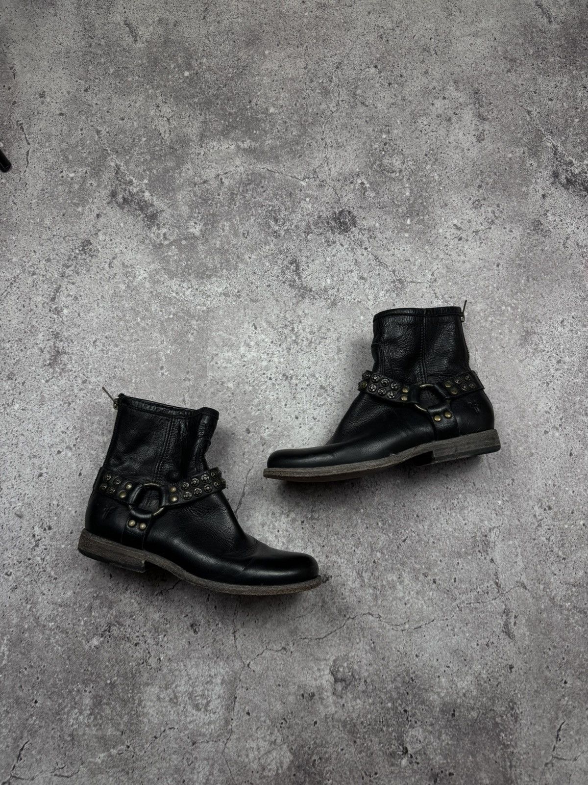 A.S.98 A.S 98 FRYE Vintage Leather Cowboy Boots Western shoes GUIDI Size US 7.5 / IT 37.5 - 1 Thumbnail