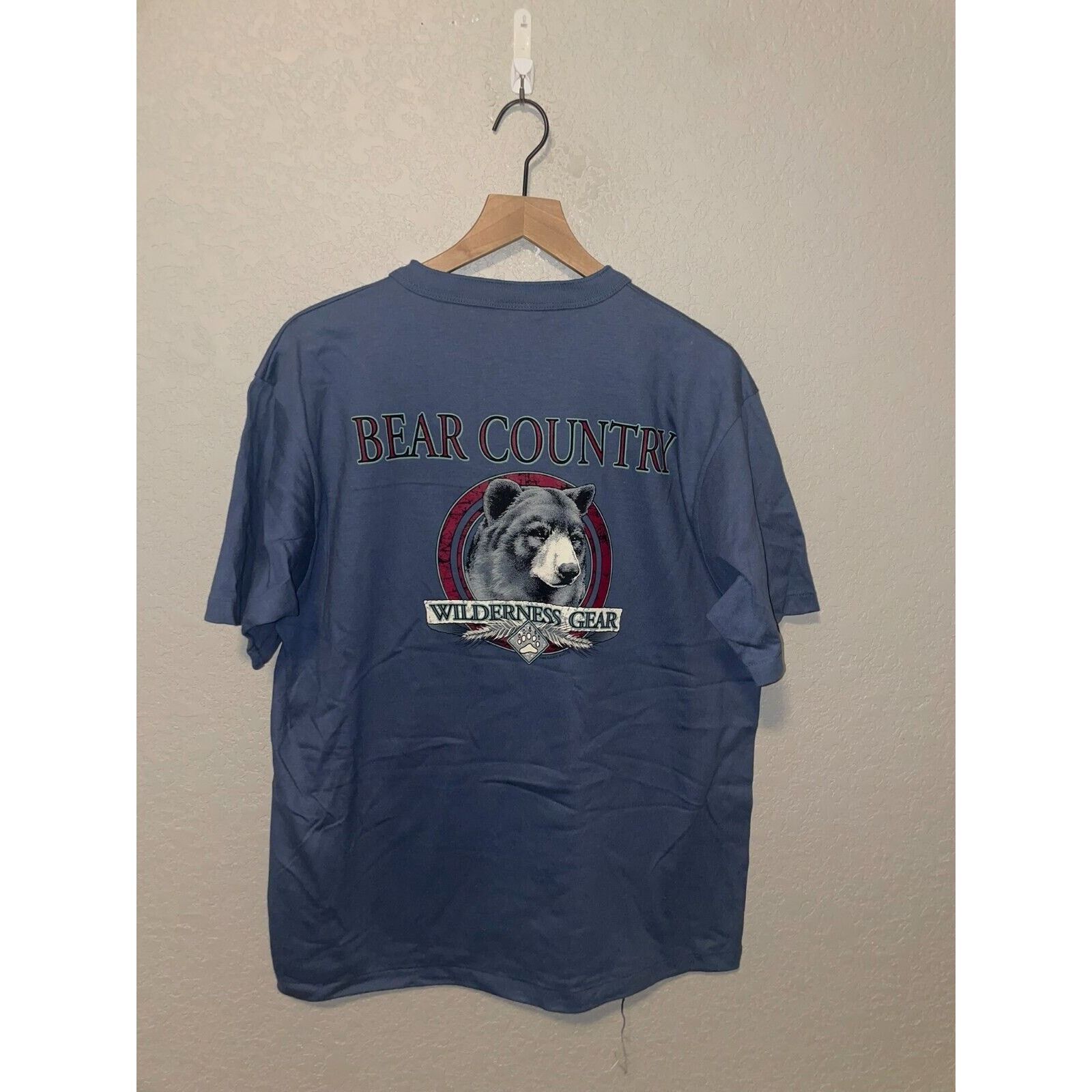 Jerzees Vintage Bear Shirt Animal Country Tennessee VTG 90s Large Size US L / EU 52-54 / 3 - 1 Thumbnail