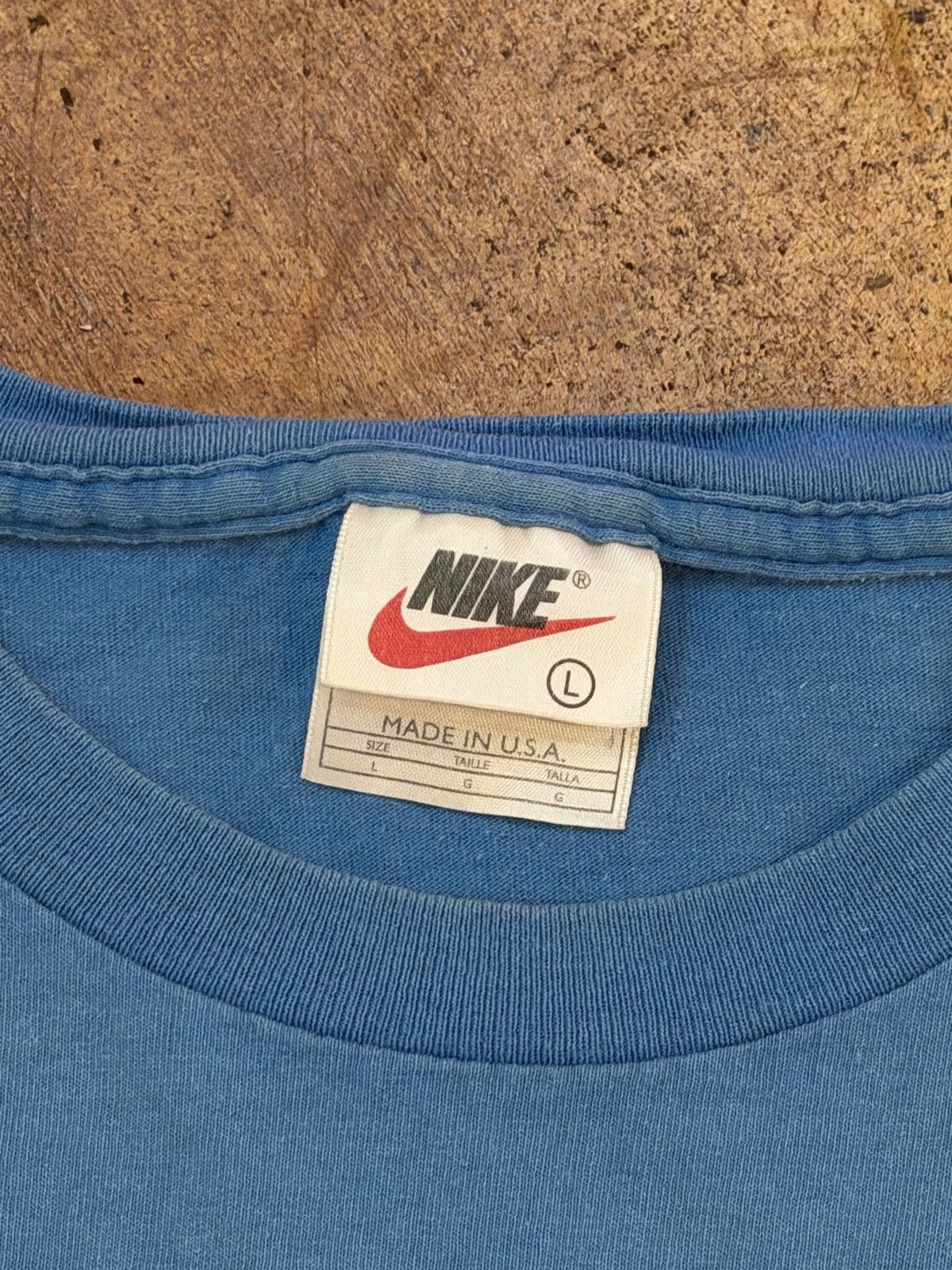 Nike Vintage Nike Football 🇮🇹 90's "Calcio" T-shirt Size US L / EU 52-54 / 3 - 3 Thumbnail