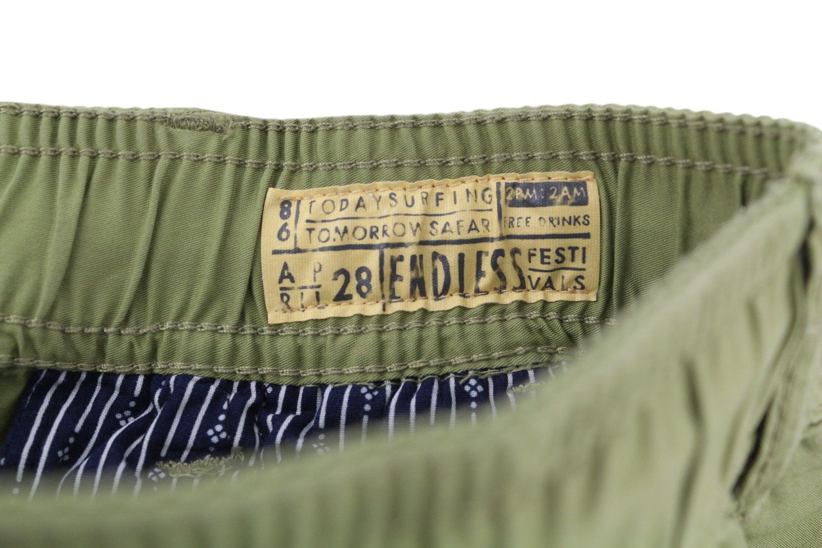 Scotch & Soda W30 Green Cargo Elastic Waist Patch Pockets 84137 Size US 30 / EU 46 - 7 Thumbnail