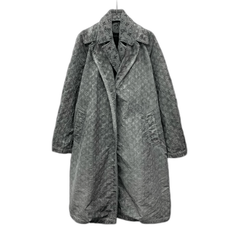 Louis Vuitton Louis Vuitton Gray Logo Long Sleeve Coat-2507 Size XL / US 12-14 / IT 48-50 - 1 Thumbnail