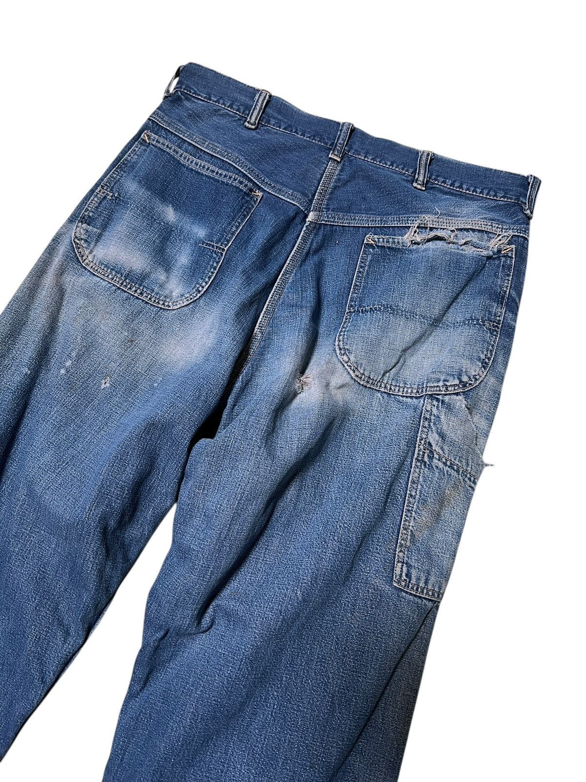 Sears 🔥 60s SEARS CARPENTER DENIM JEANS Size US 32 / EU 48 - 9 Thumbnail