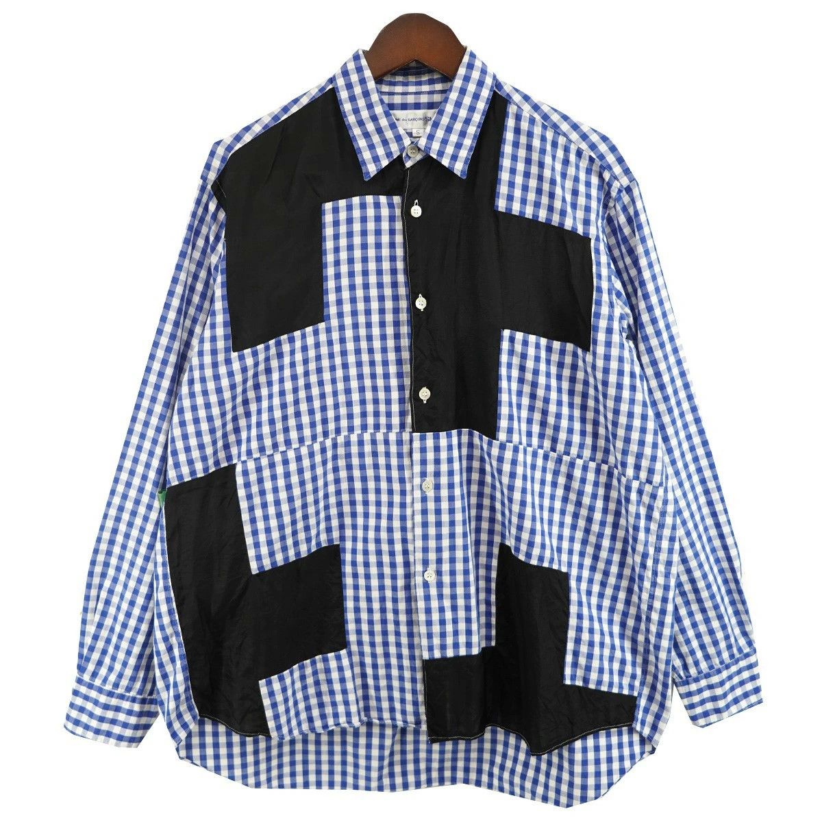 Comme des Garcons SHIRT Shirt Patchwork Gingham Check Long Sleeve Size US S / EU 44-46 / 1 - 1 Thumbnail