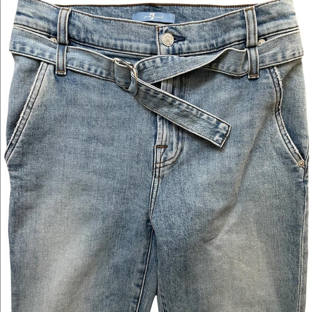 7 For All Mankind 7 For All Mankind Paperbag Slim Straight Size 25 Size 25" / US 0 / IT 36 - 7 Thumbnail