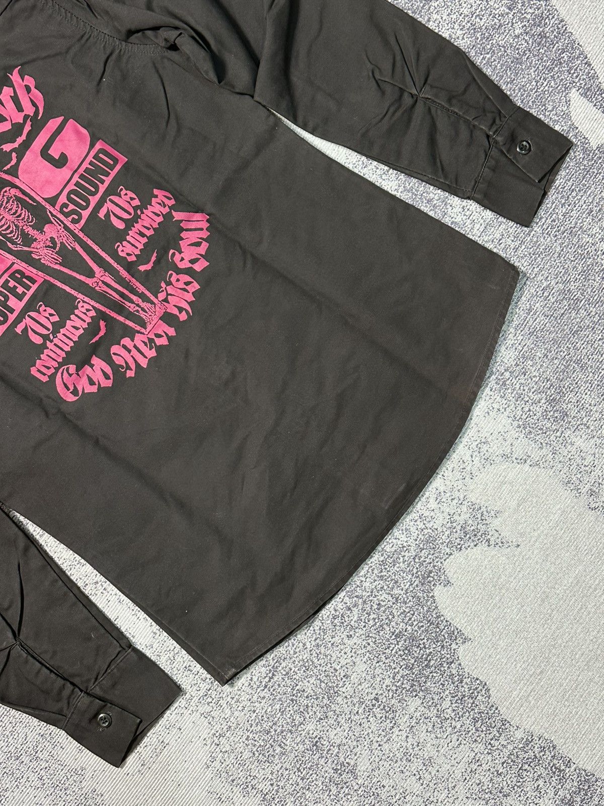 Hysteric Glamour Rare Y2k Hysteric Glamour Home Of Rock Long Sleeve Shirt Size US S / EU 44-46 / 1 - 8 Thumbnail