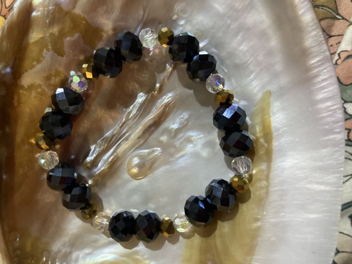 Other Black faceted beaded bracelet Size ONE SIZE - 1 Thumbnail
