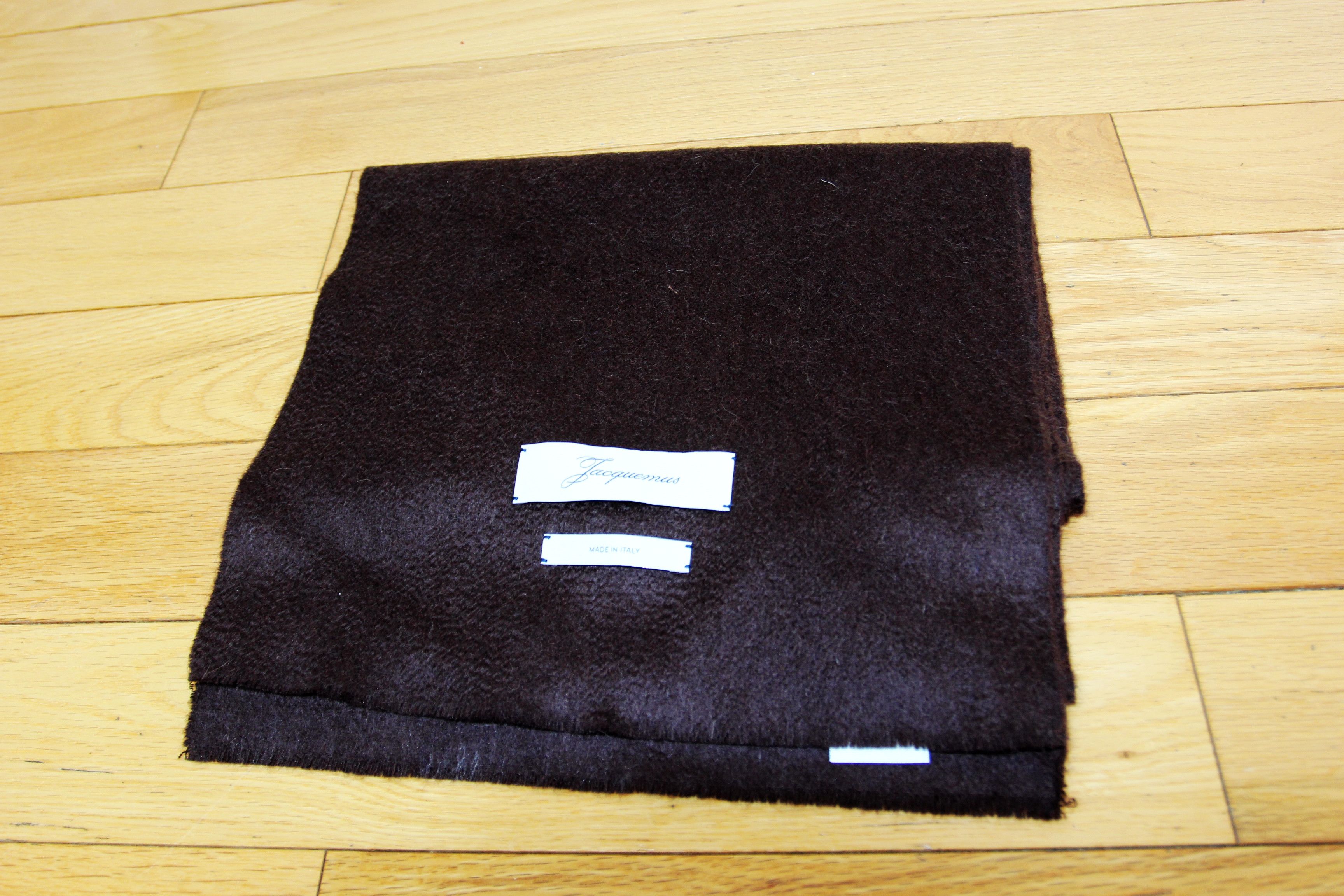 Jacquemus BNWT AW25 JACQUEMUS FRAYED CASHMERE CACHEMIRO SCARF Size ONE SIZE - 2 Thumbnail