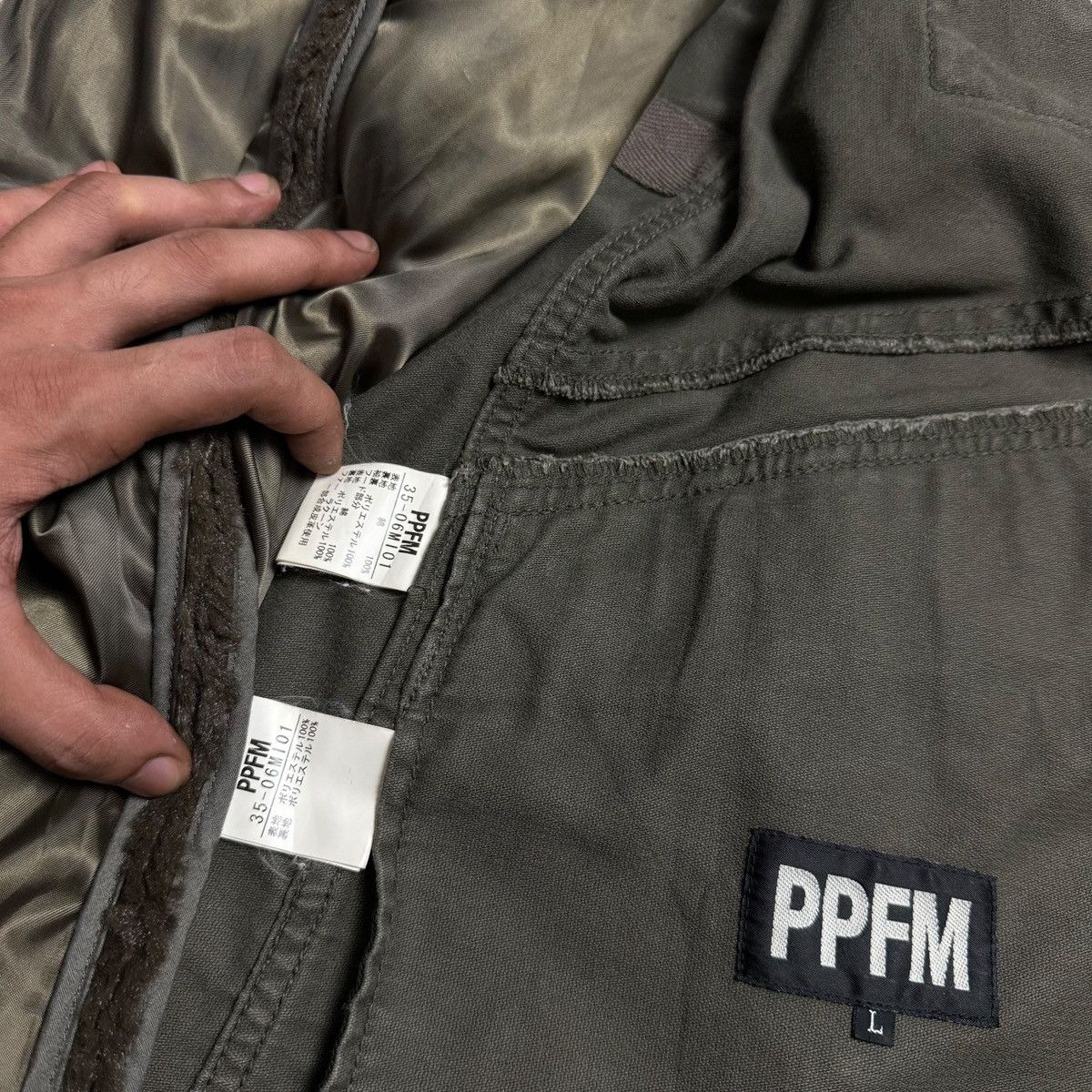 PPFM PPFM IfSixWasNine LGB Gorpcore Tactical Military Fur Jacket Size US L / EU 52-54 / 3 - 23 Thumbnail