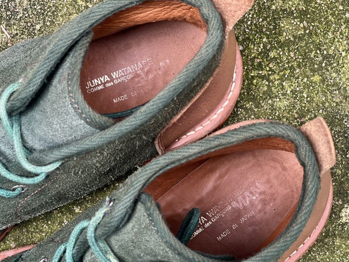 Comme des Garcons Junya Watanabe x Comme Des Garçons Green Suede Chukka Boots Size US 9 / EU 42 - 4 Thumbnail