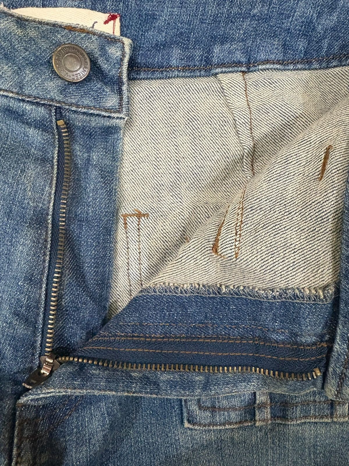 Other Vintage Japanese Brand Mud Wash Bush Pants Bootcut Jeans Size US 29 - 9 Thumbnail