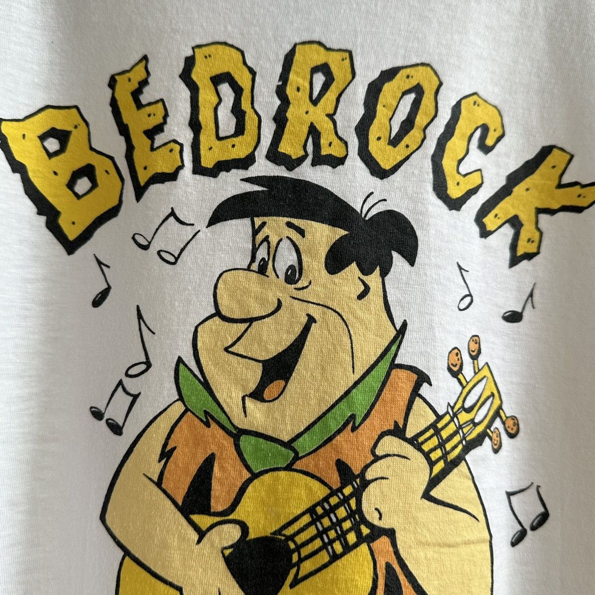 Vintage Vintage 90s Flintstones Bedrock Single Stitch Graphic Tee Size US XL / EU 56 / 4 - 3 Thumbnail